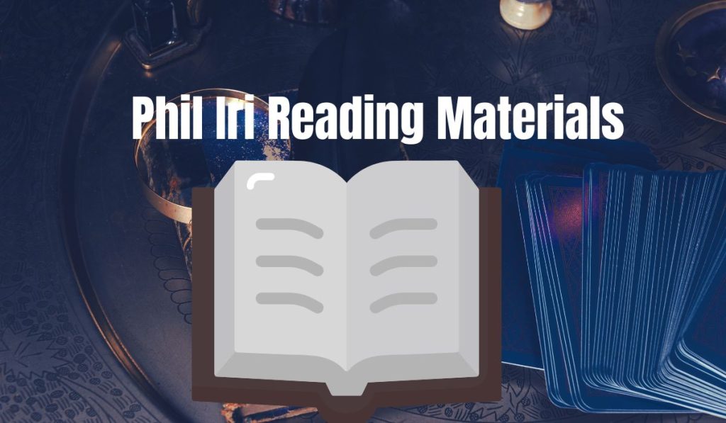 Phil Iri Reading Materials